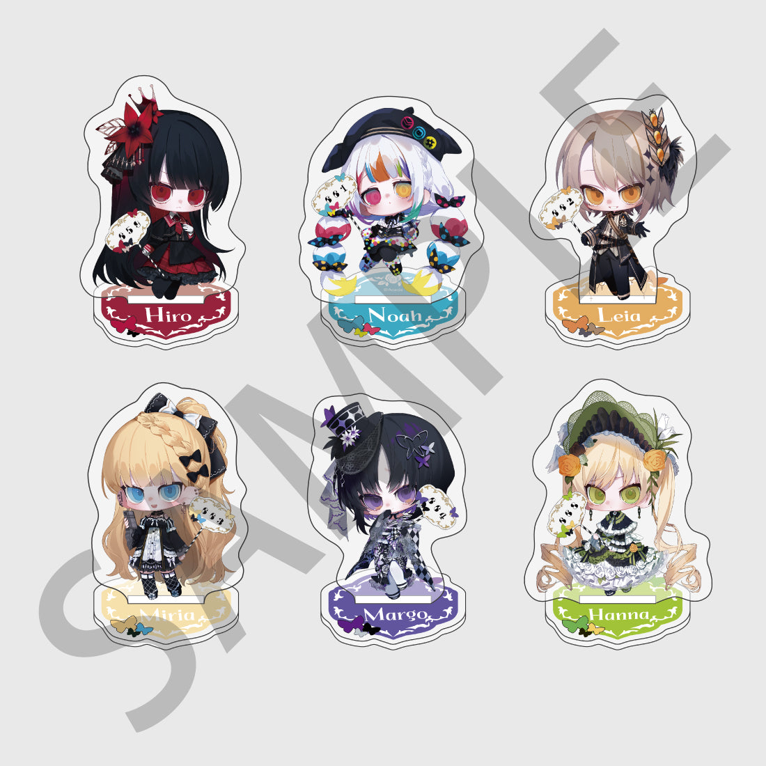 魔法少女ノ魔女裁判 トレーディングミニキャラ アクリルスタンドB(全6種)（単品）