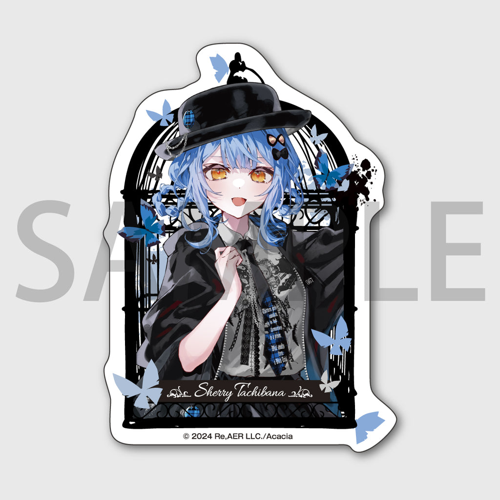 魔法少女ノ魔女裁判 x h.naoto ステッカー